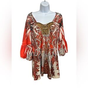 One World knit top size large